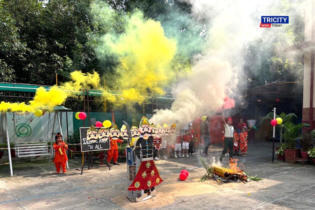 Dussehra Celebrations at Adarsh Public Smart School Chandigarh 1