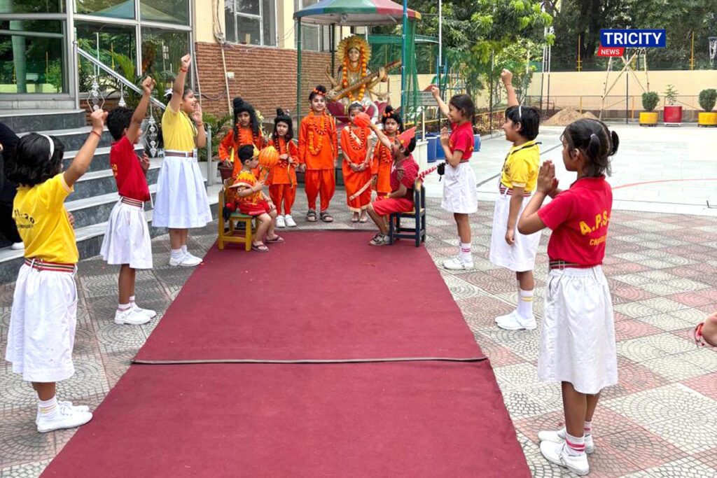 Dussehra Celebrations at Adarsh Public Smart School Chandigarh 2
